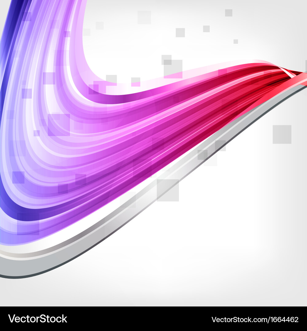 Abstract background with waves and lines Vector Image