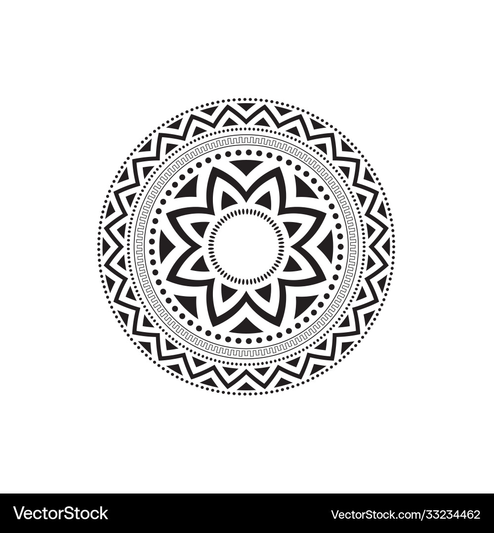 Circular pattern in form mandala Circular pattern in form mandala vector image