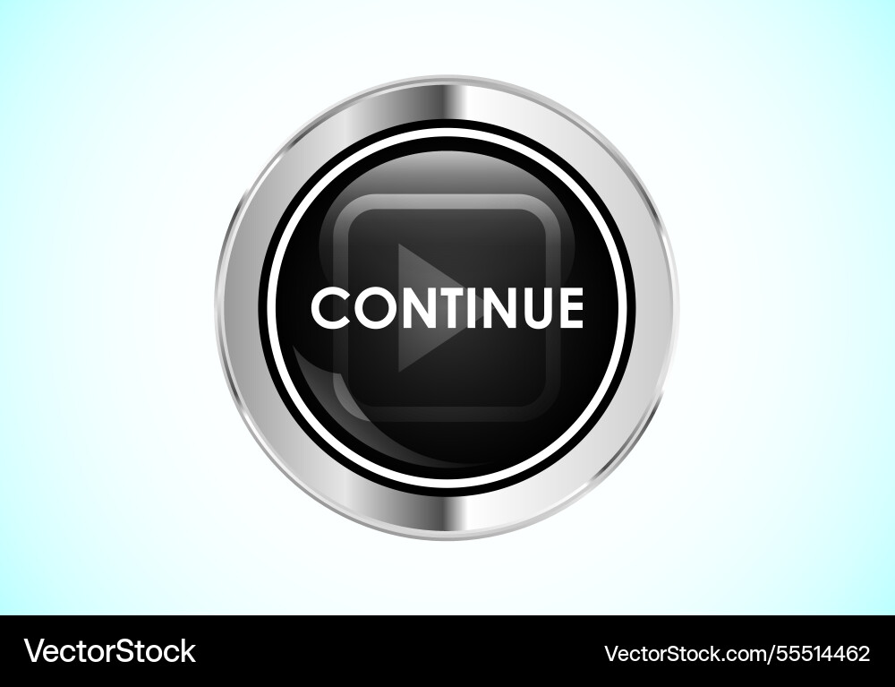 Continue button design icon suitable Continue button design icon suitable vector image