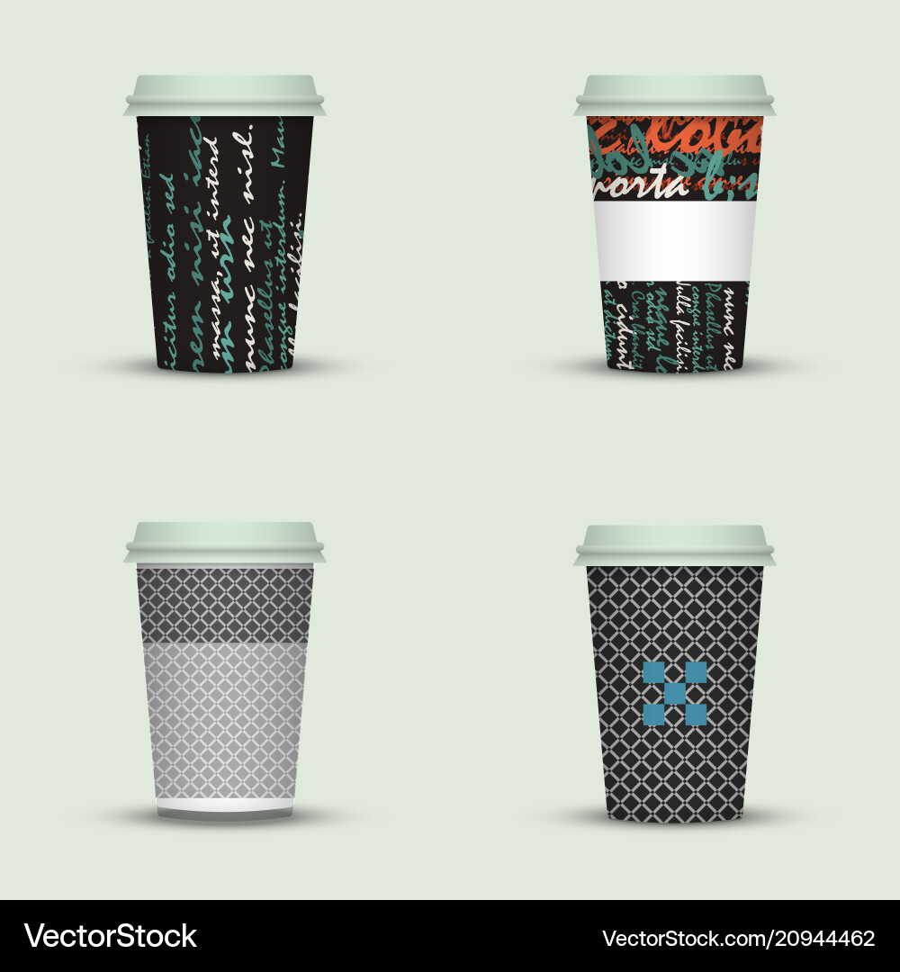 Kaffeetasse zu gehen kreative Vorlage Kaffeetasse zu gehen kreative Vorlage vektorbild