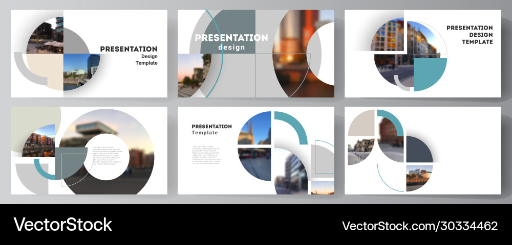 Layout presentation slides design Layout presentation slides design vector image
