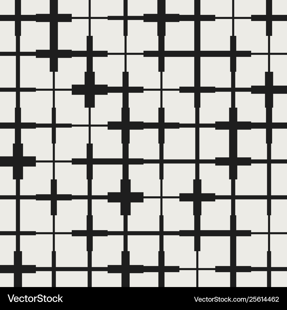 Seamless crosses pattern Seamless crosses pattern vector image