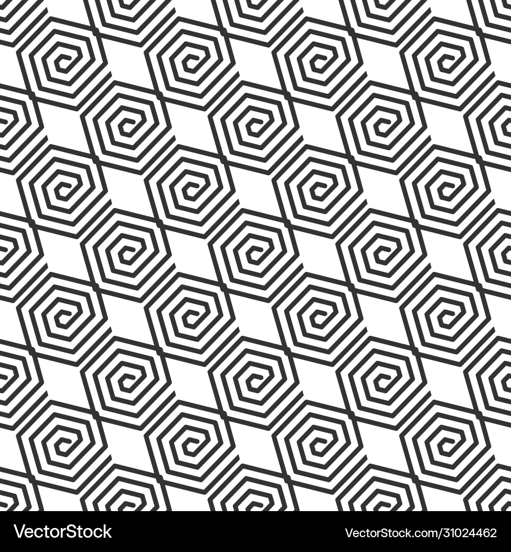 Seamless pattern geometric abstract background vector image
