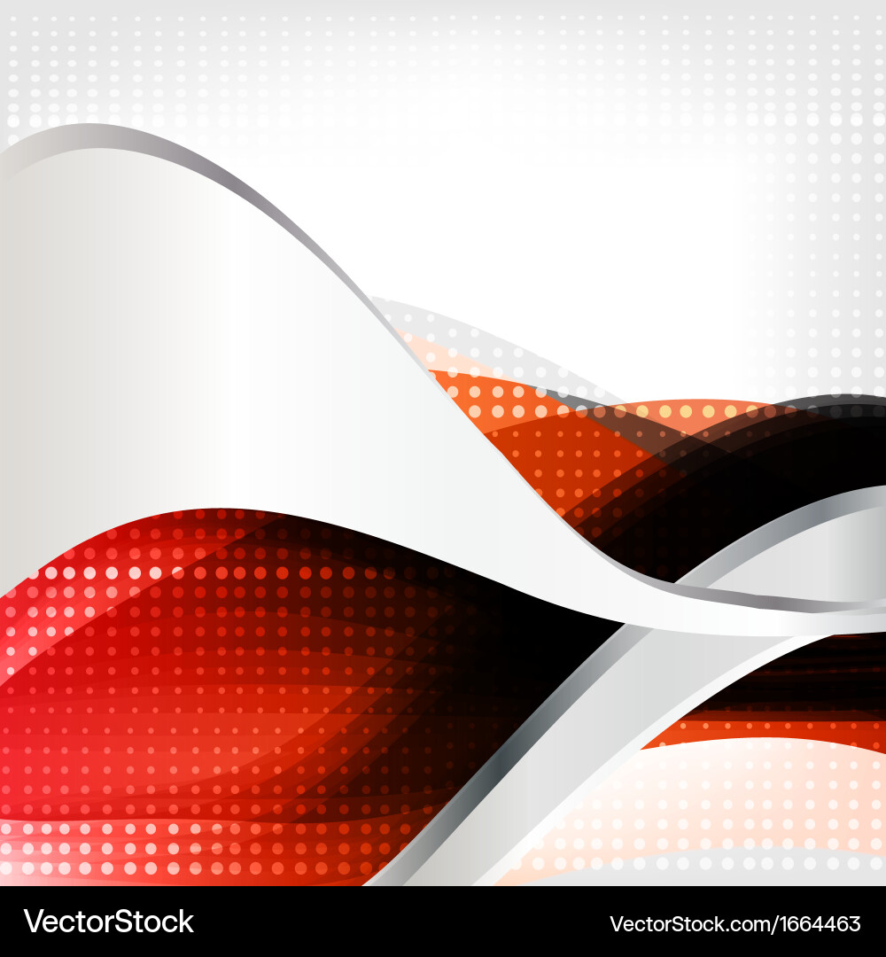 Abstract background with waves and lines vector image