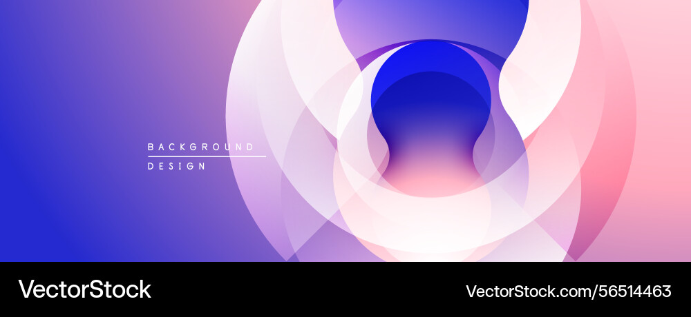 Abstract design features overlapping circles Abstract design features overlapping circles Vector Image