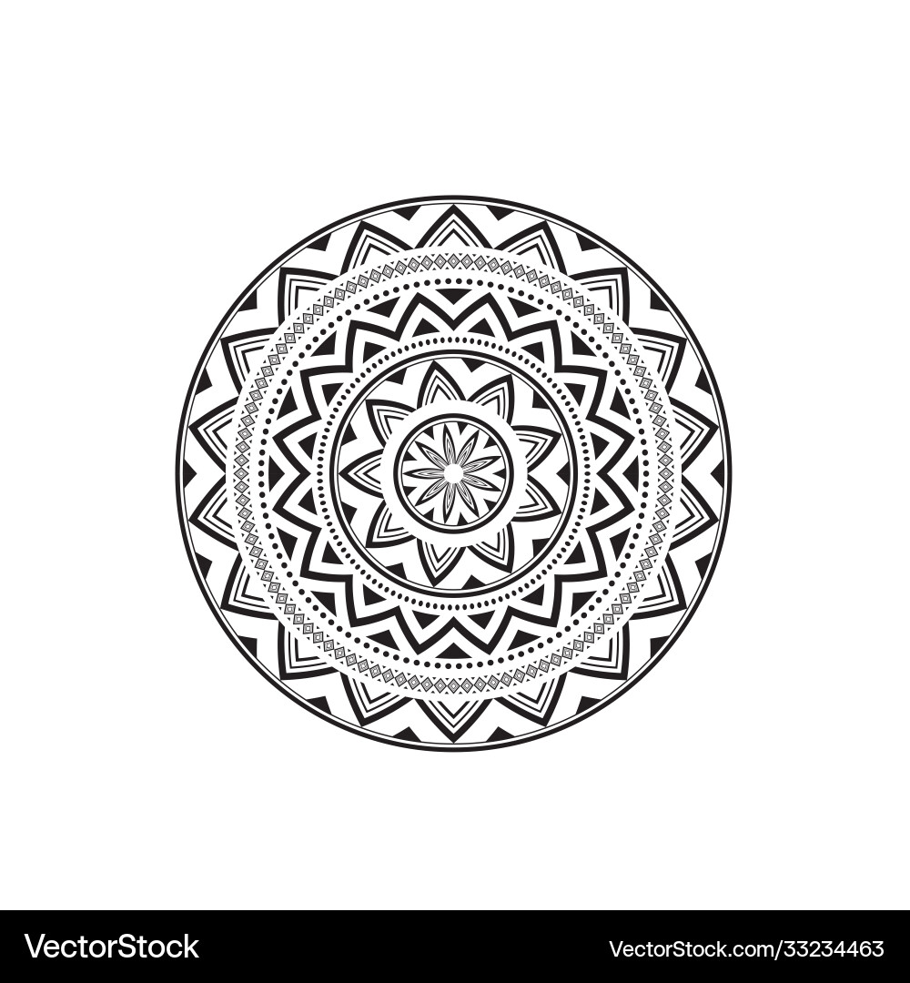 Circular pattern in form mandala Circular pattern in form mandala vector image