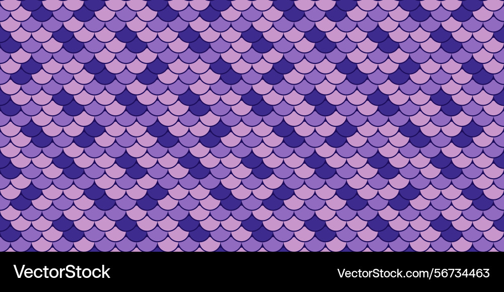 Elegant seamless pattern of overlapping scales Vector Image