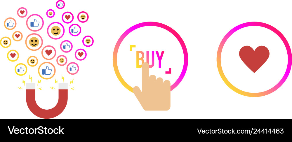 Gradient set icon on a white background Gradient set icon on a white background vector image