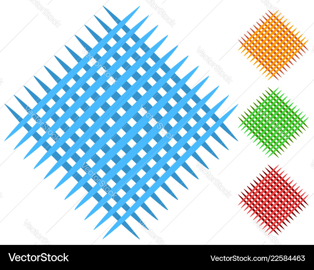 Grid mesh patch elements in 4 color Grid mesh patch elements in 4 color Vector Image