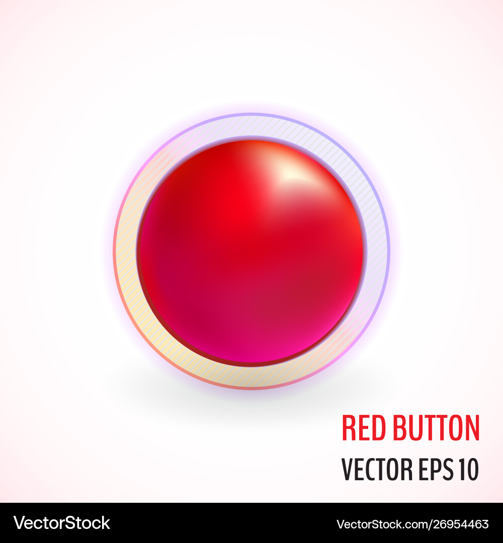 Red accept buttons Vector Image