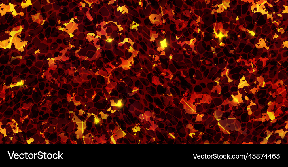 Seamless pattern of magma surface top view Seamless pattern of magma surface top view vector image