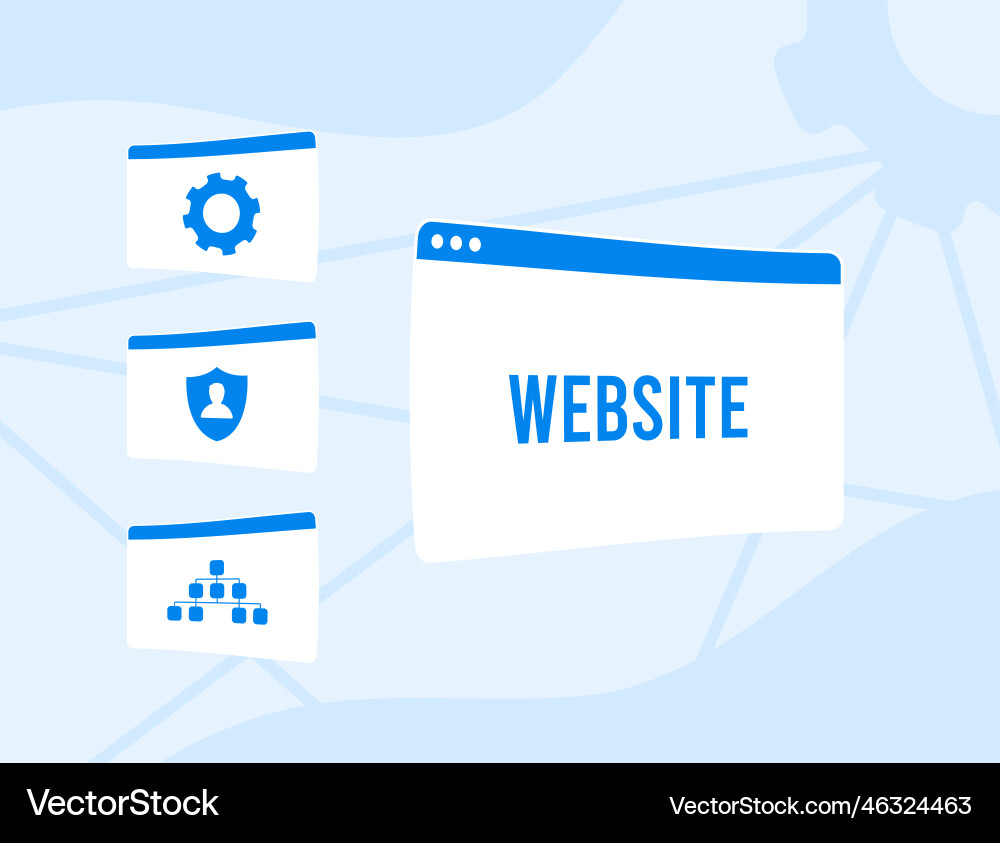 Website plugin designed to enhance ecommerce cms Vector Image