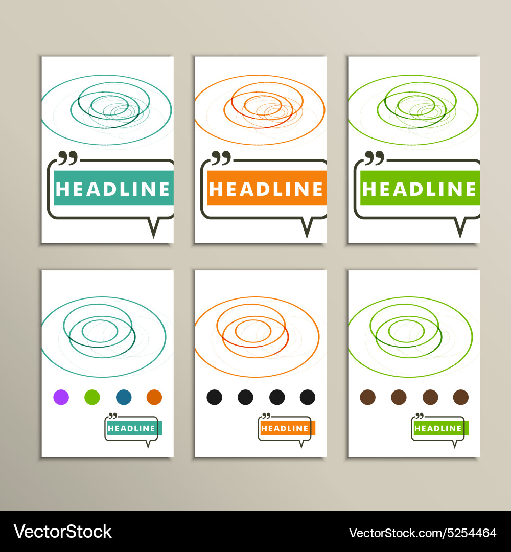 Abstract color lines on a white background vector image