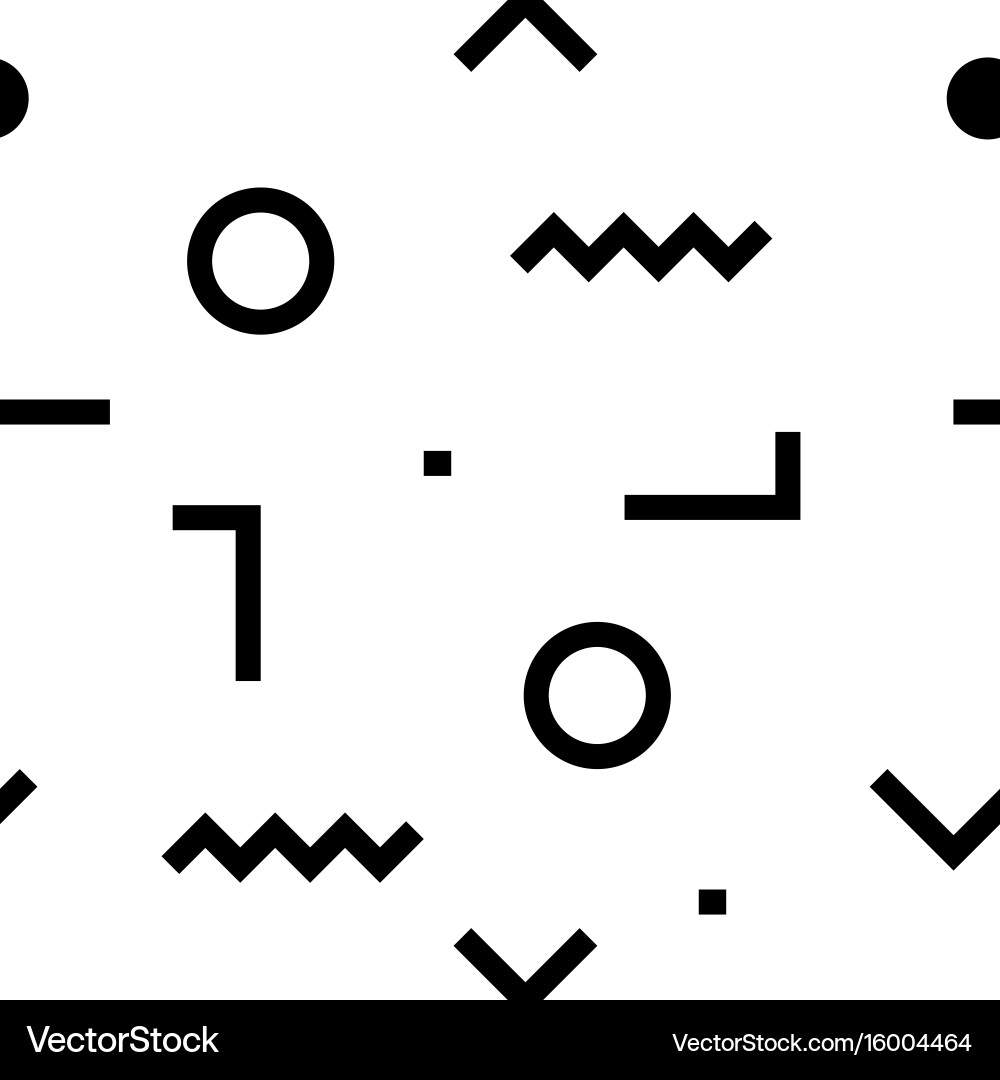 Abstract Geometric Line Pattern vector image