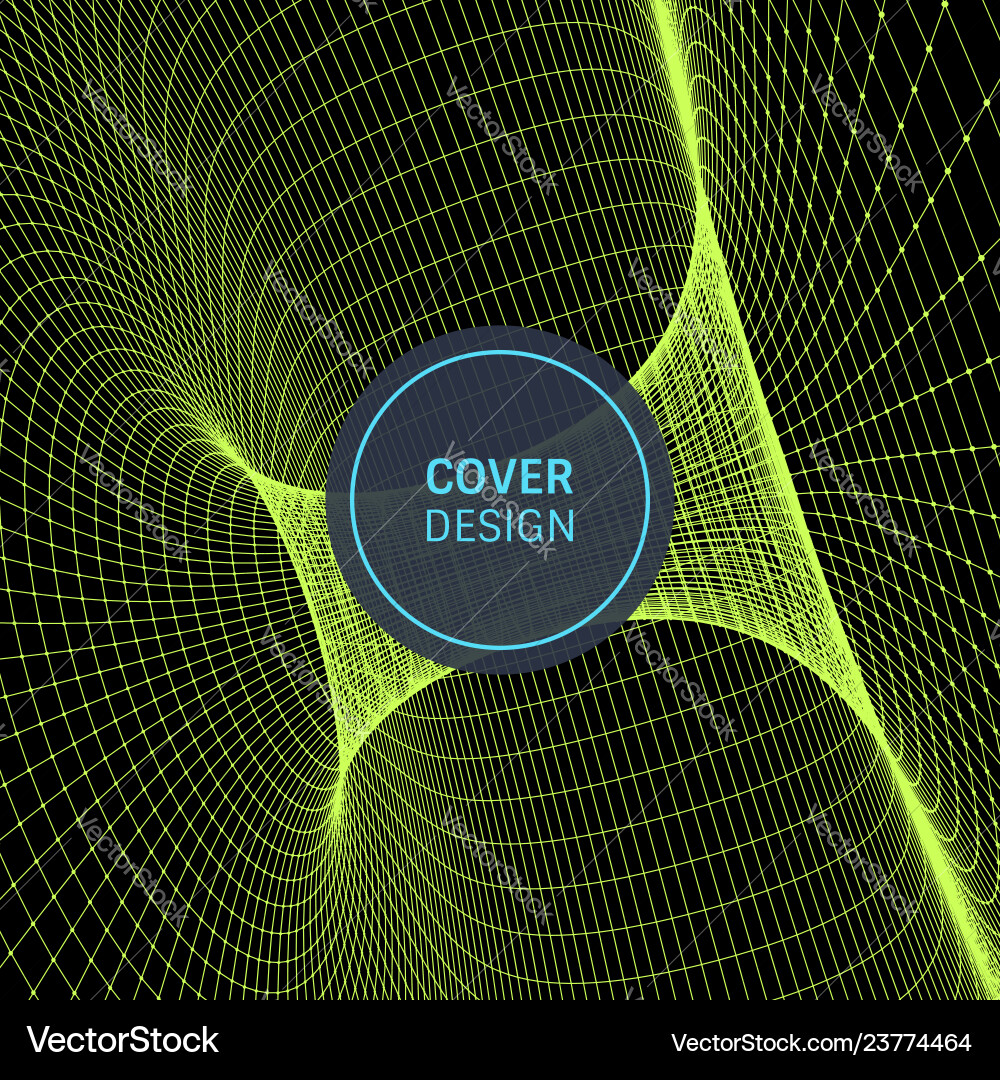 Abstract tunnel grid 3d technology background Abstract tunnel grid 3d technology background vector image