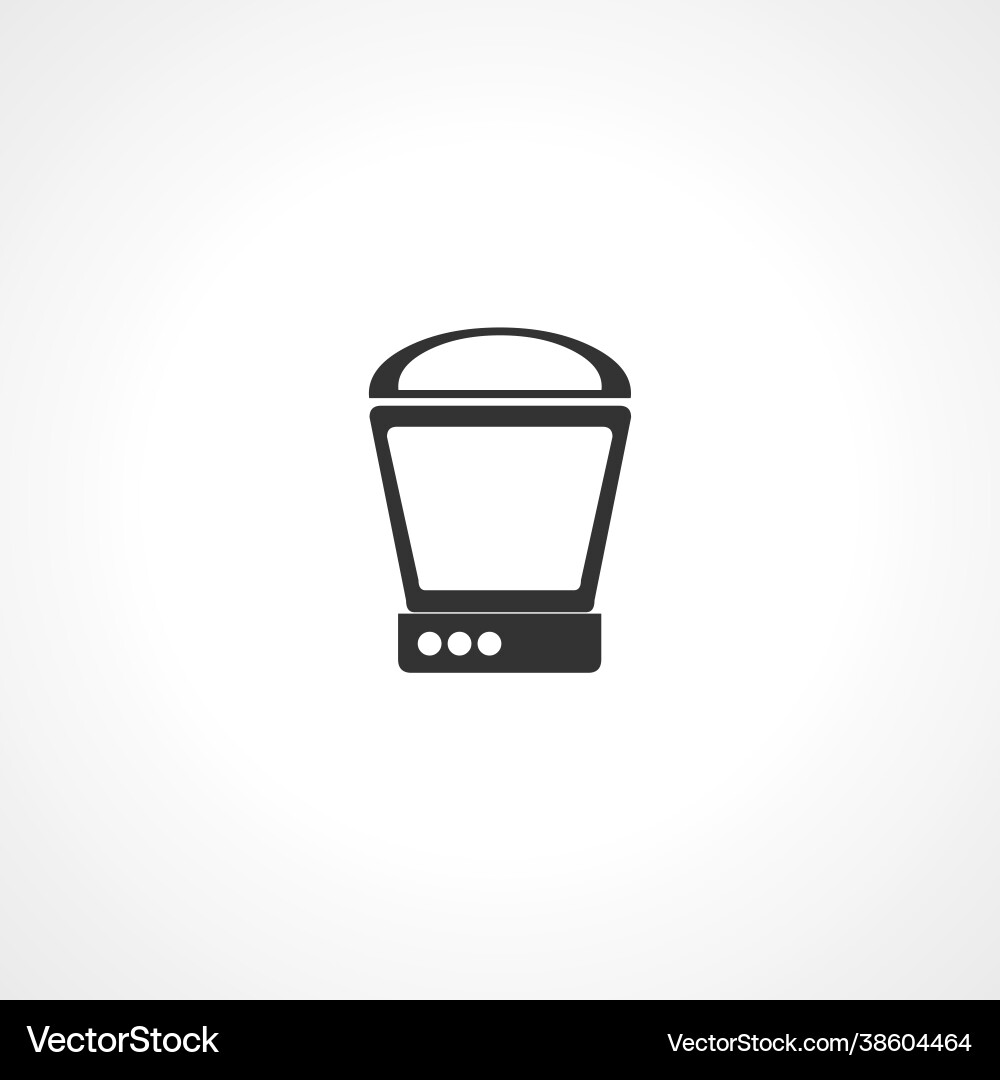 Blender icon isolated simple vector image