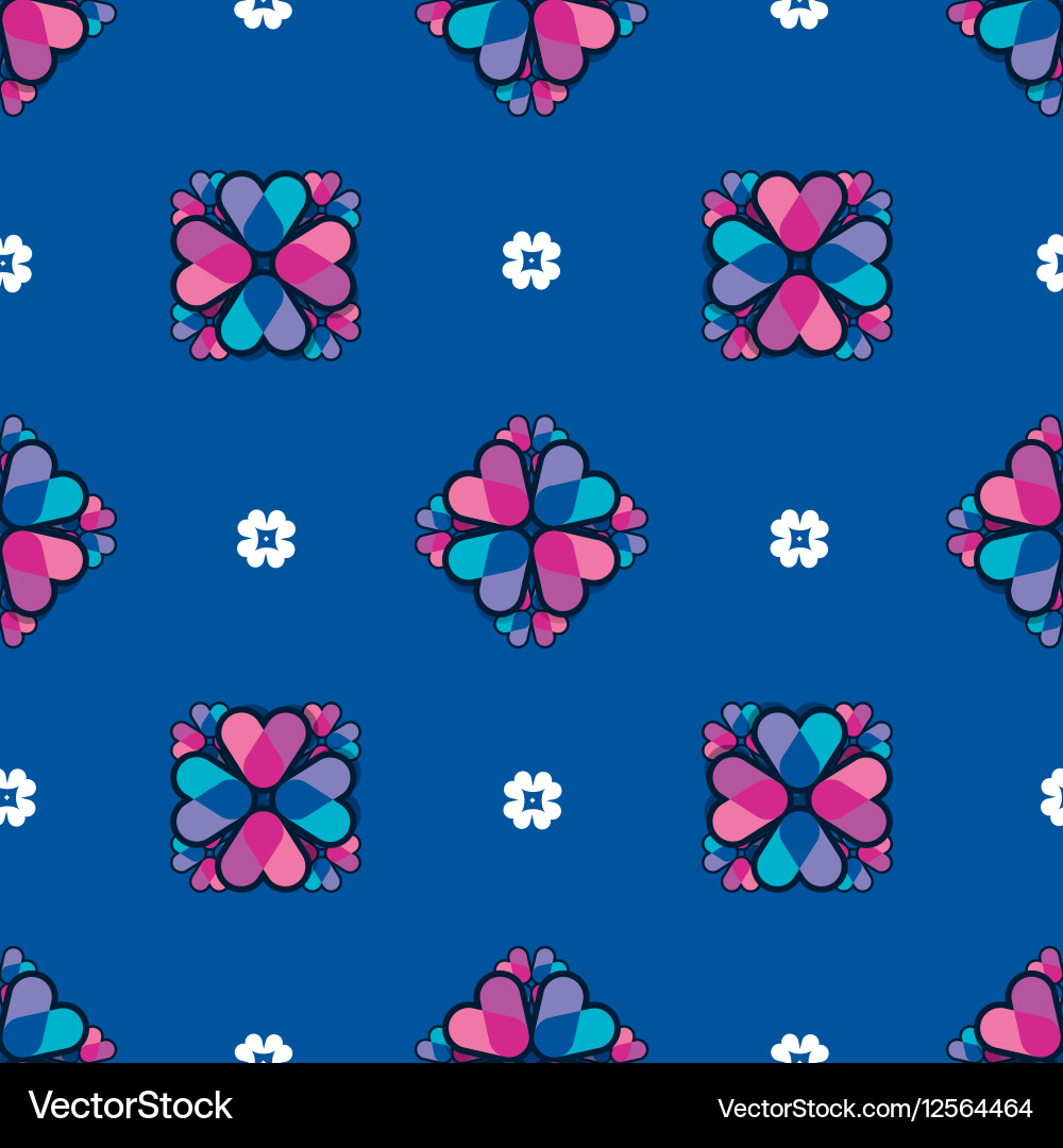 Set of 4 seamless patterns Vector Image