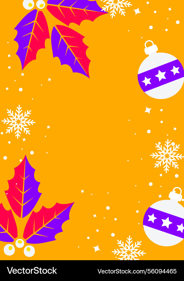 Festive christmas design with seasons Festive christmas design with seasons vector image