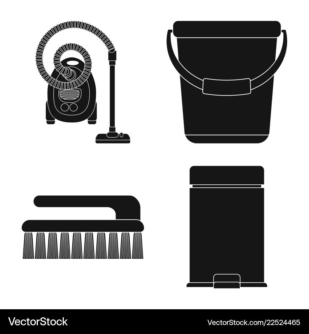 Isolated object of cleaning and service symbol Isolated object of cleaning and service symbol vector image