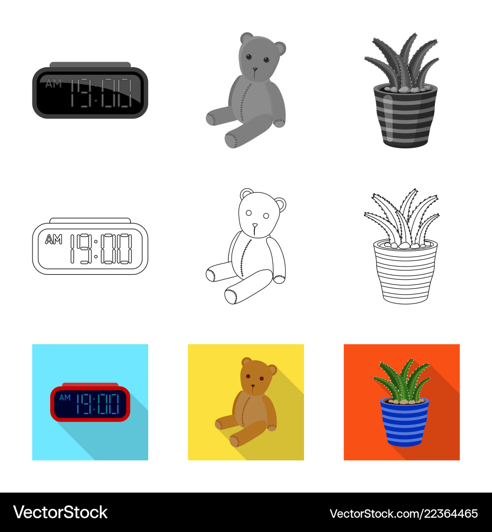 Isolated object of dreams and night icon Vector Image
