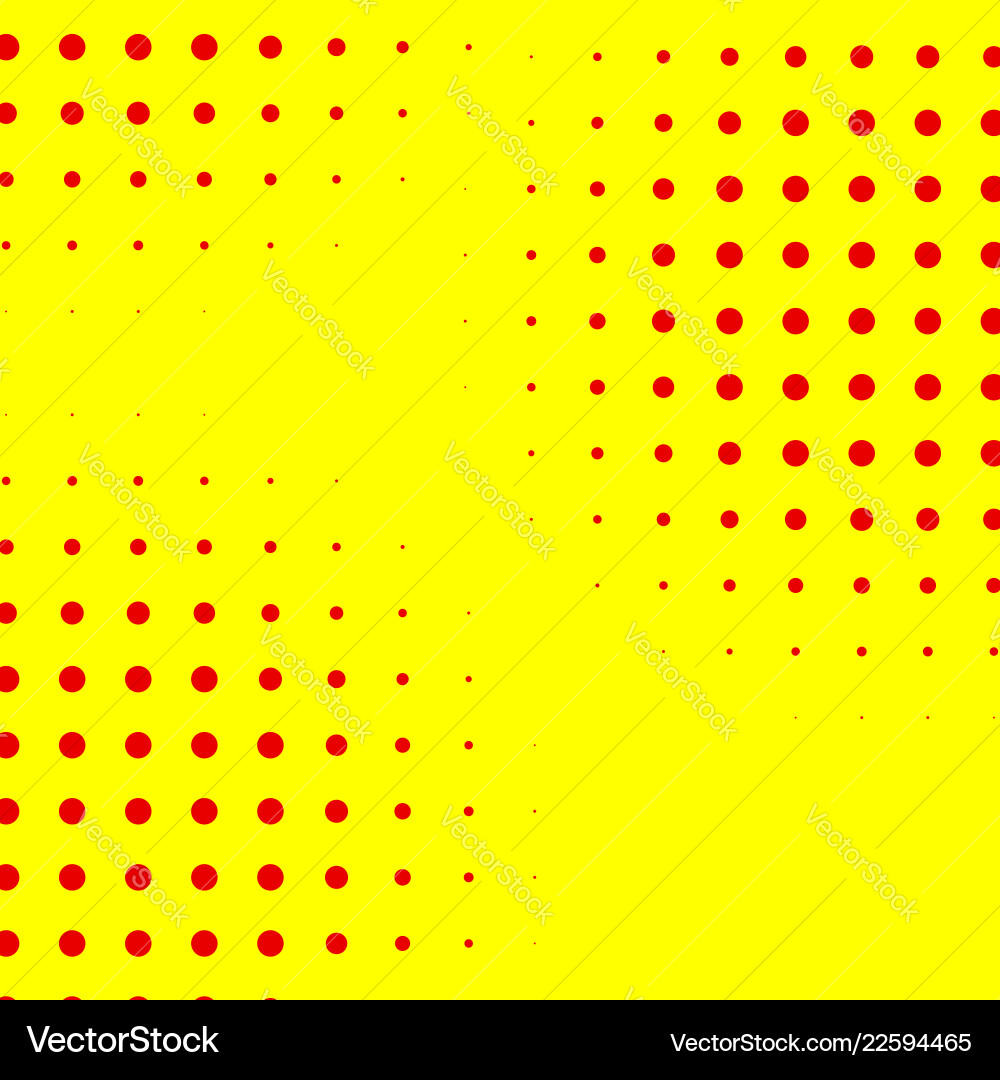 Popart halftone pattern background yellow and red Popart halftone pattern background yellow and red vector image