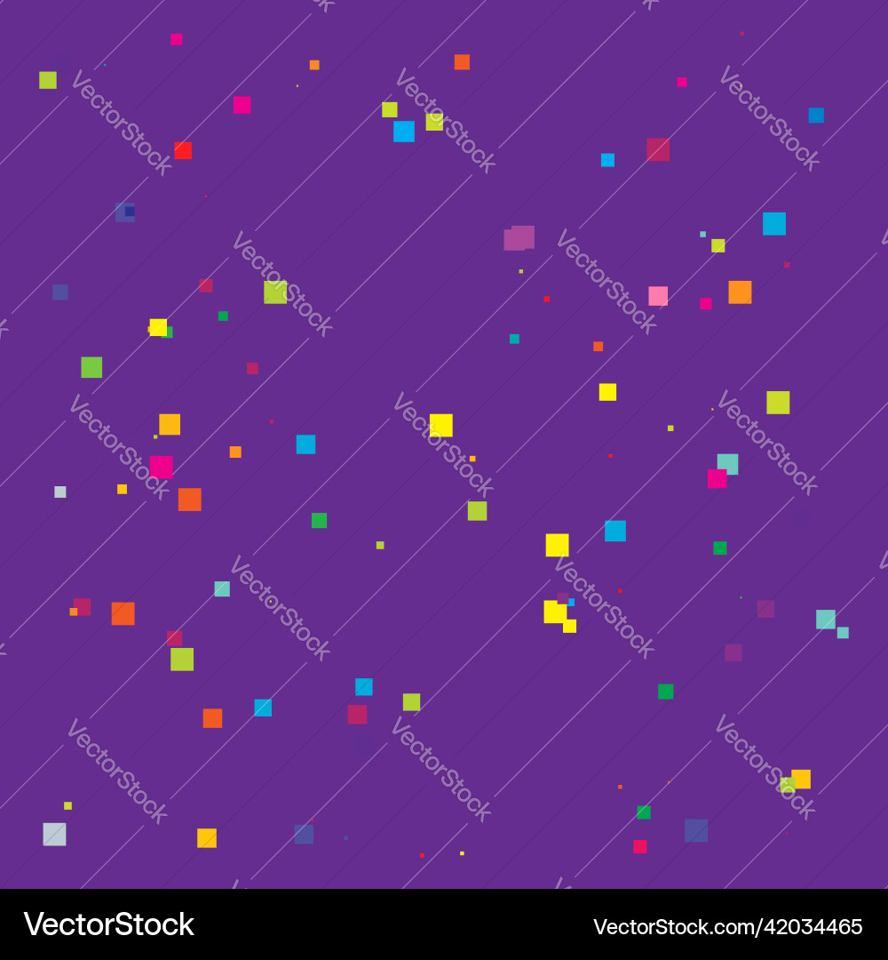 Random scattered squares pattern texture element Random scattered squares pattern texture element vector image
