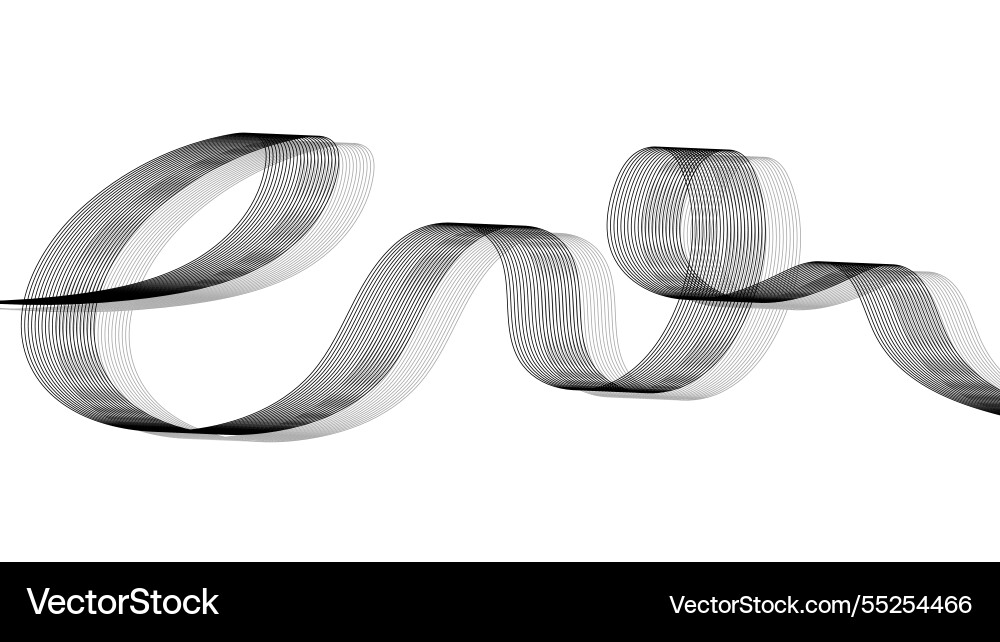 Abstract black lines elements gradient Abstract black lines elements gradient vector image