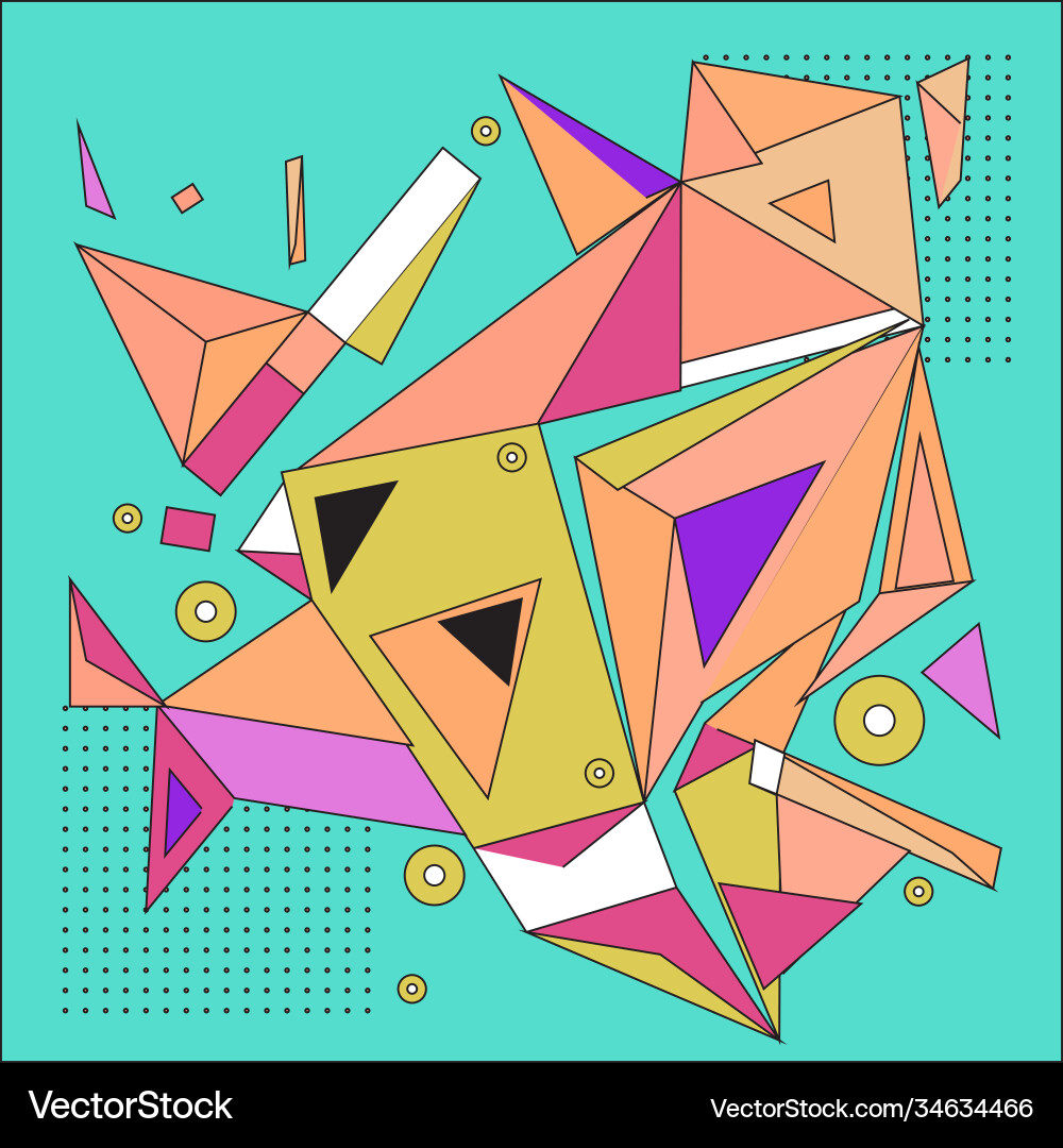 Abstract modern triangles background pattern Abstract modern triangles background pattern vector image