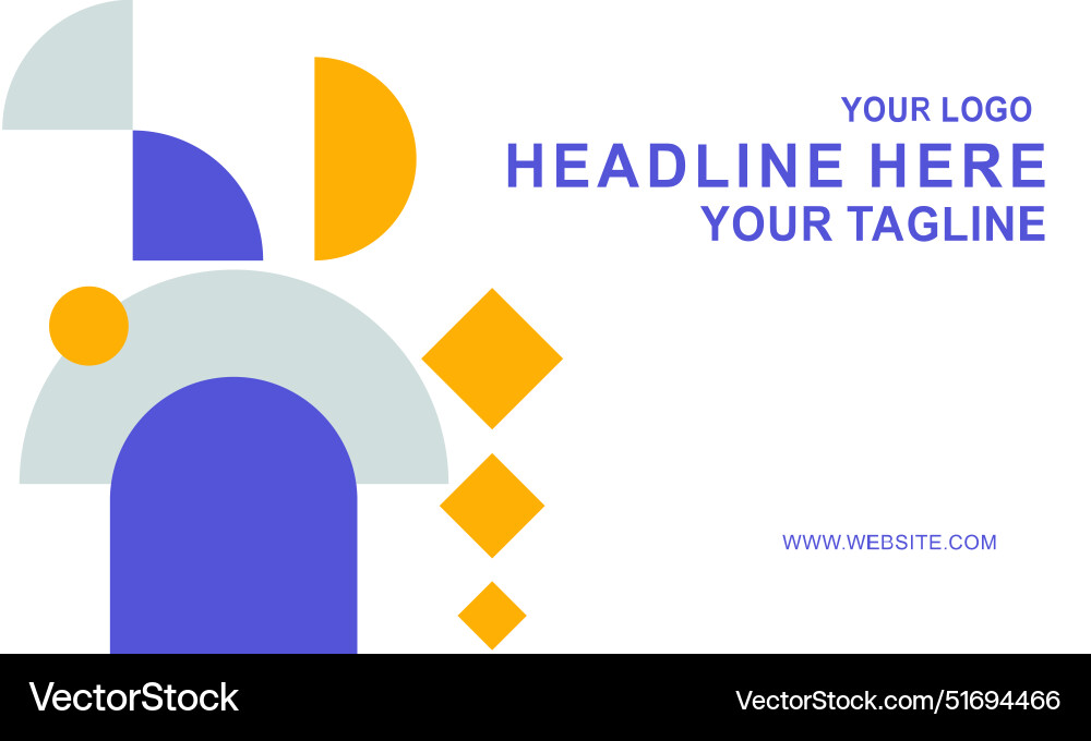 Gradient geometric pattern horizontal banner Gradient geometric pattern horizontal banner Vector Image
