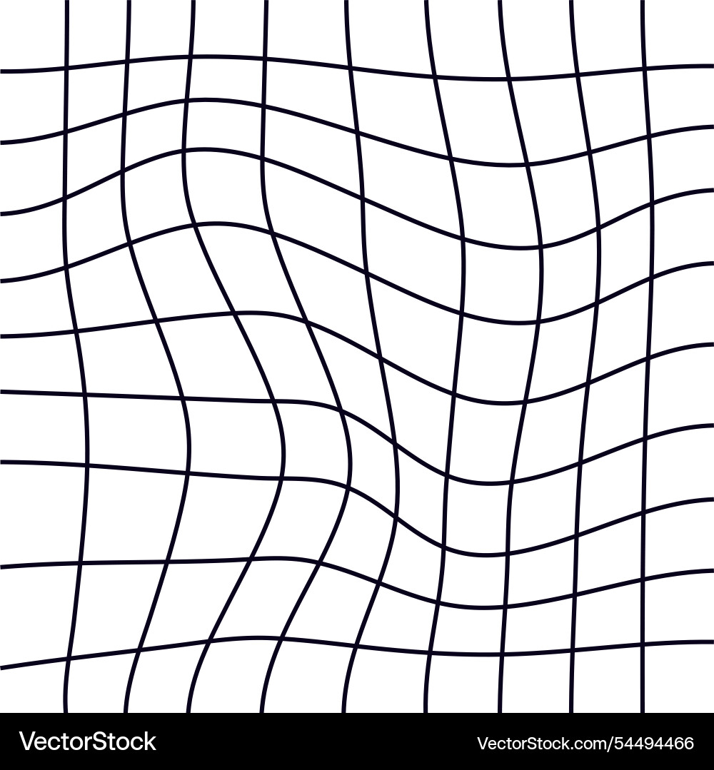 Psychedelic checkerboard pattern Psychedelic checkerboard pattern vector image