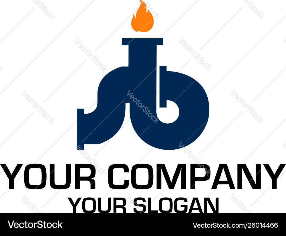 SB Plumbing \u0026 Heating Logo – Royalty-Free Vector | VectorStock, image size:1000x825