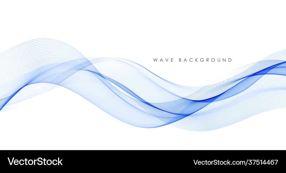 Abstract colorful flowing wave lines Royalty Free Vector