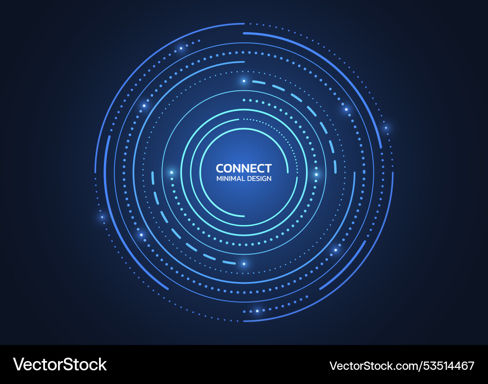 Abstract technology background with big data Abstract technology background with big data Vector Image