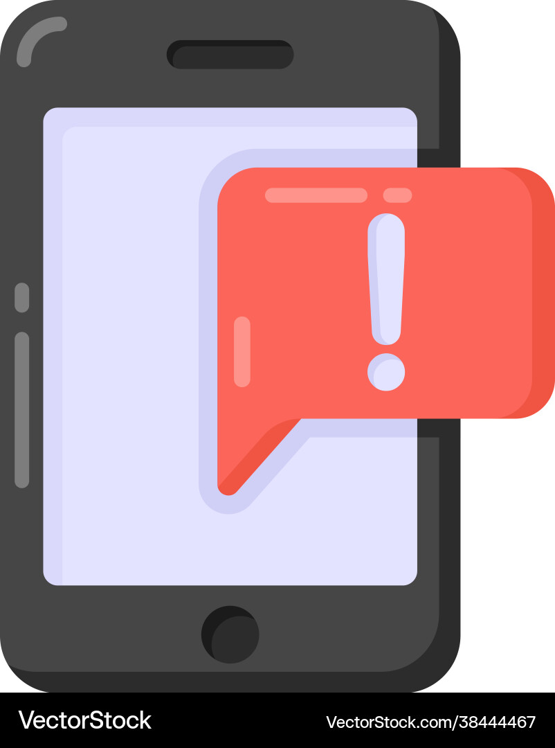 Message alert Vector Image