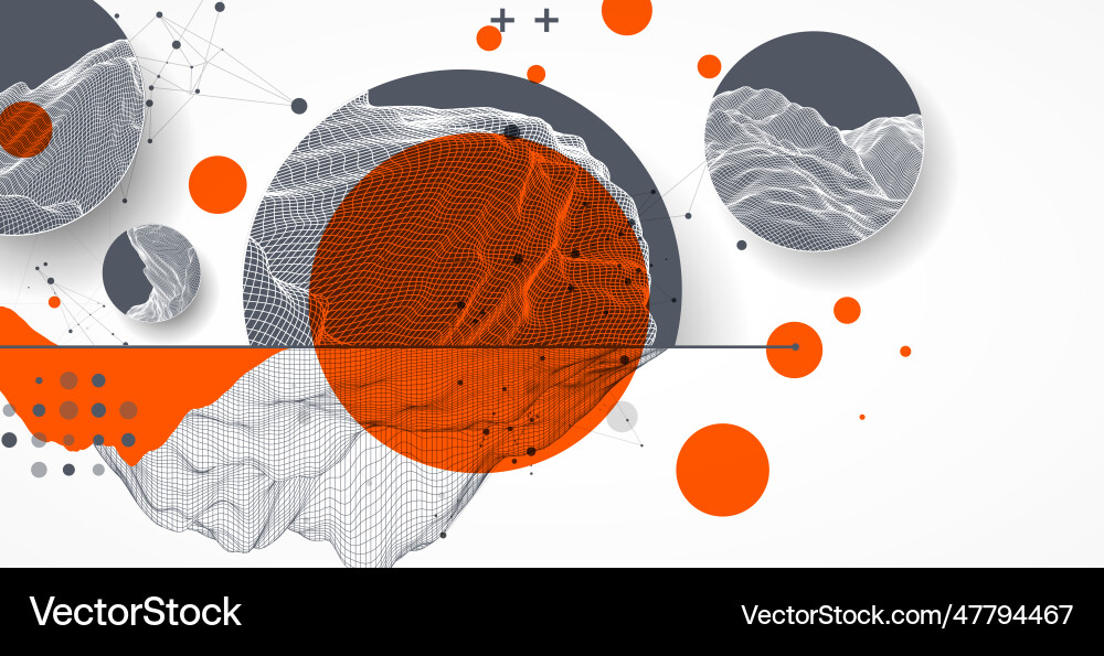 Modern science technology abstract background Modern science technology abstract background vector image