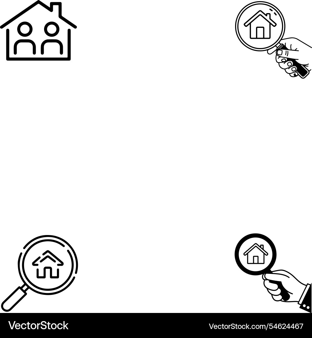 Property inspection icon Royalty Free Vector Image