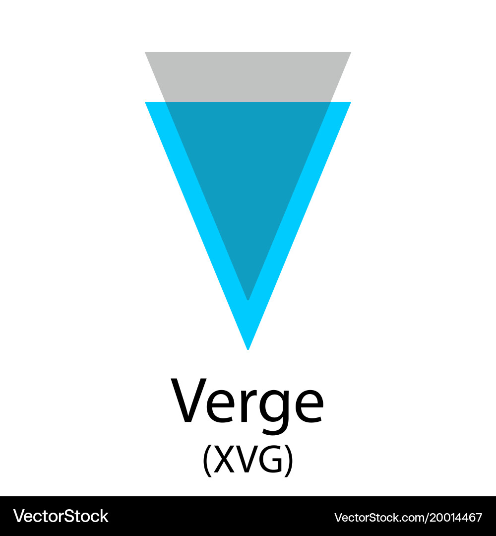 Verge cryptocurrency symbol – Royalty-Free Vector | VectorStock