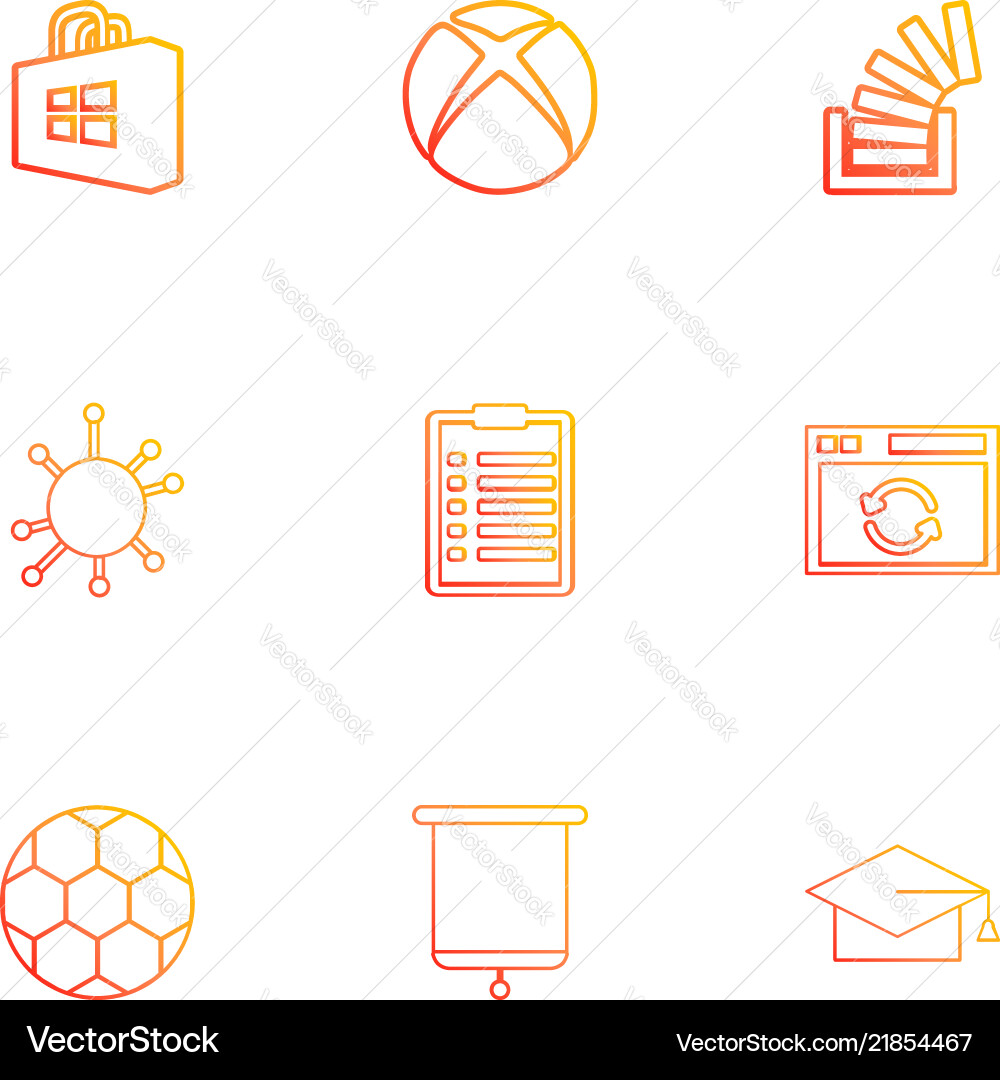 Windows store xbox stackoverflow convocation vector image