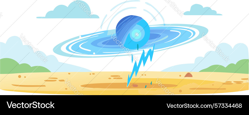 Abstract digital whirlpool of data vector image