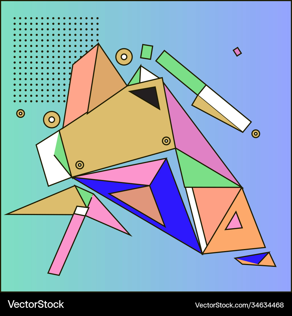 Abstract modern triangles background pattern Abstract modern triangles background pattern vector image