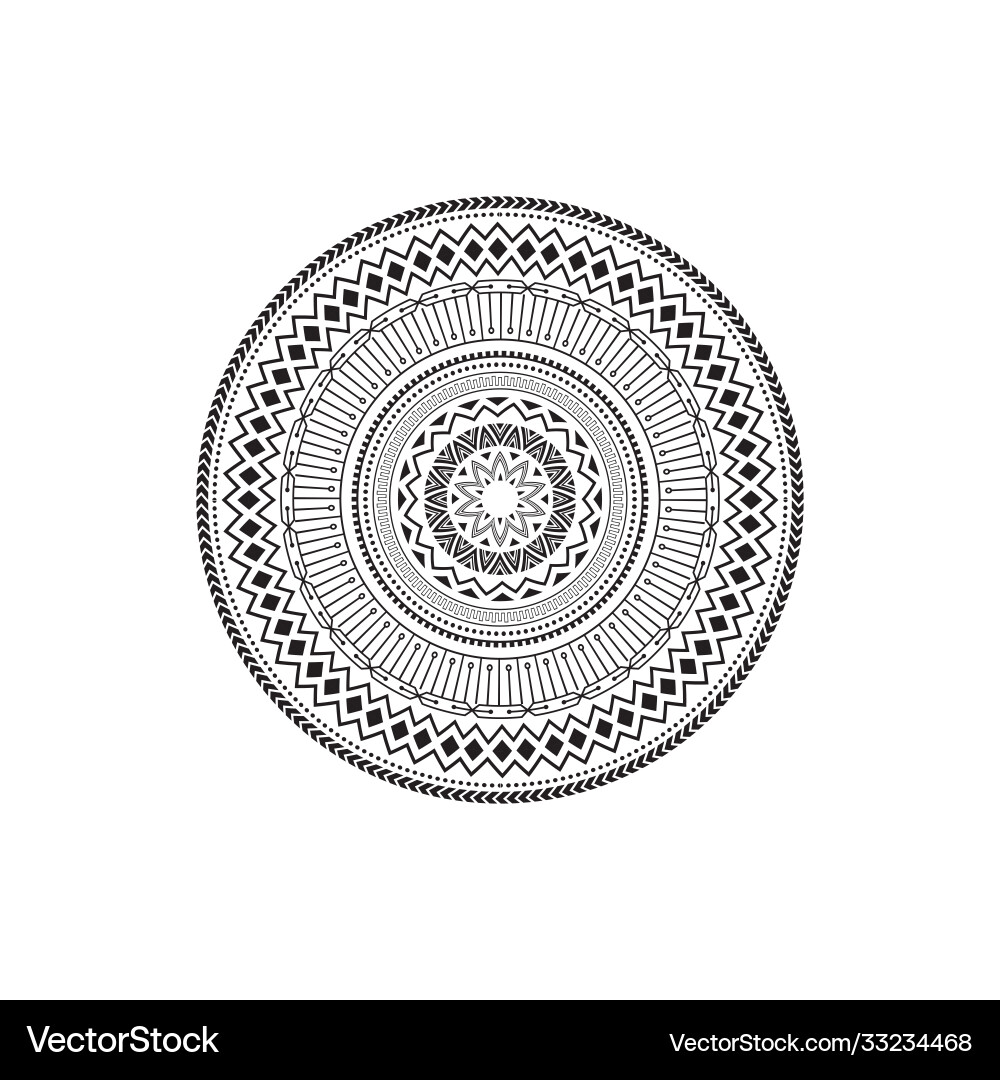 Circular pattern in form mandala Circular pattern in form mandala vector image