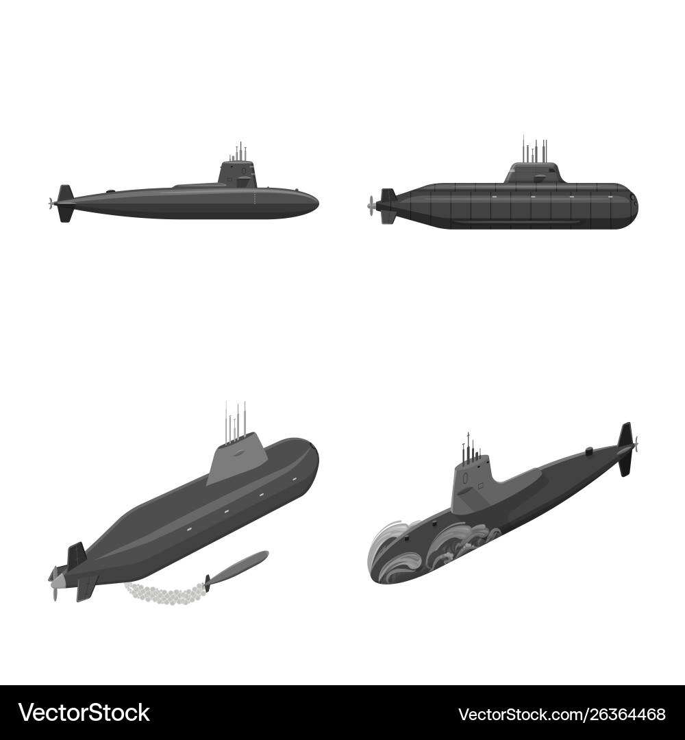 Design army and deep icon set Vector Image