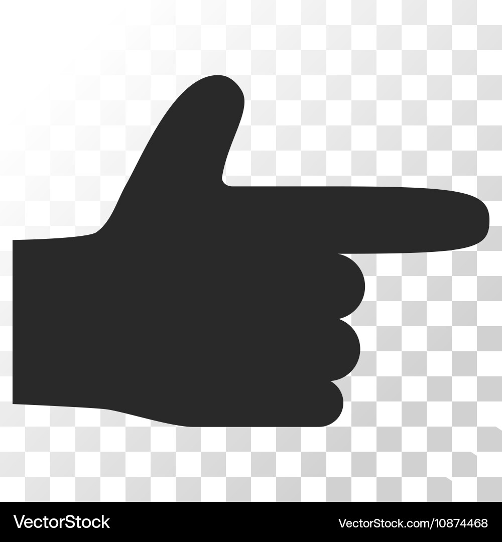 Hand pointer right icon Vector Image