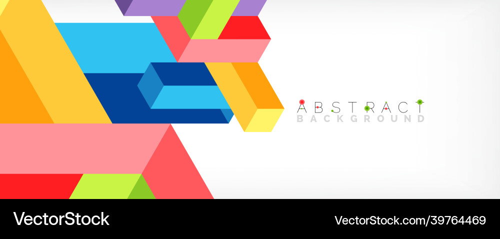 Abstract background 3d cubes cubic elements Abstract background 3d cubes cubic elements vector image