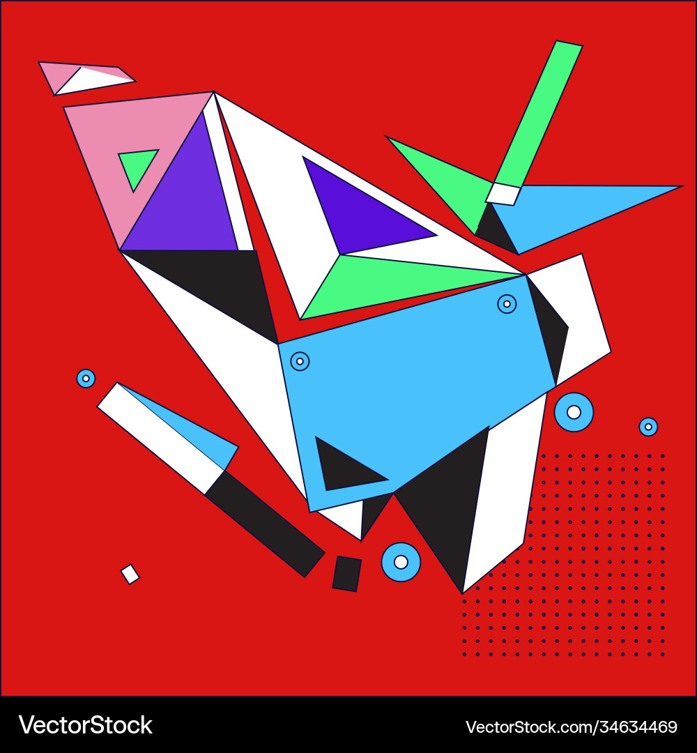 Abstract modern triangles background pattern Abstract modern triangles background pattern vector image
