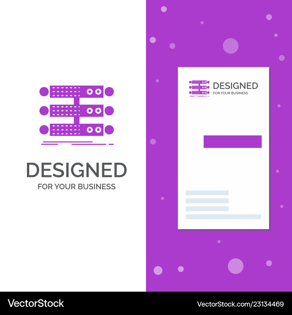 Business logo for server structure rack database Business logo for server structure rack database vector image