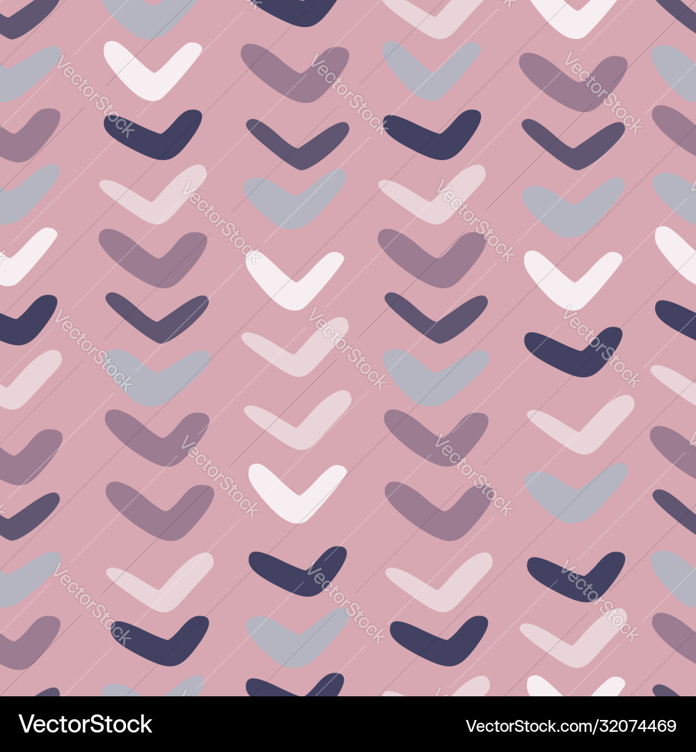 Check marks seamless pattern on pink background Check marks seamless pattern on pink background Vector Image