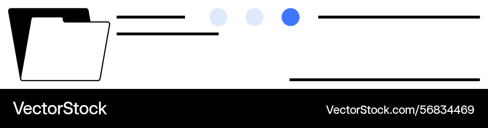 File folder with progress indicators and text File folder with progress indicators and text vector image