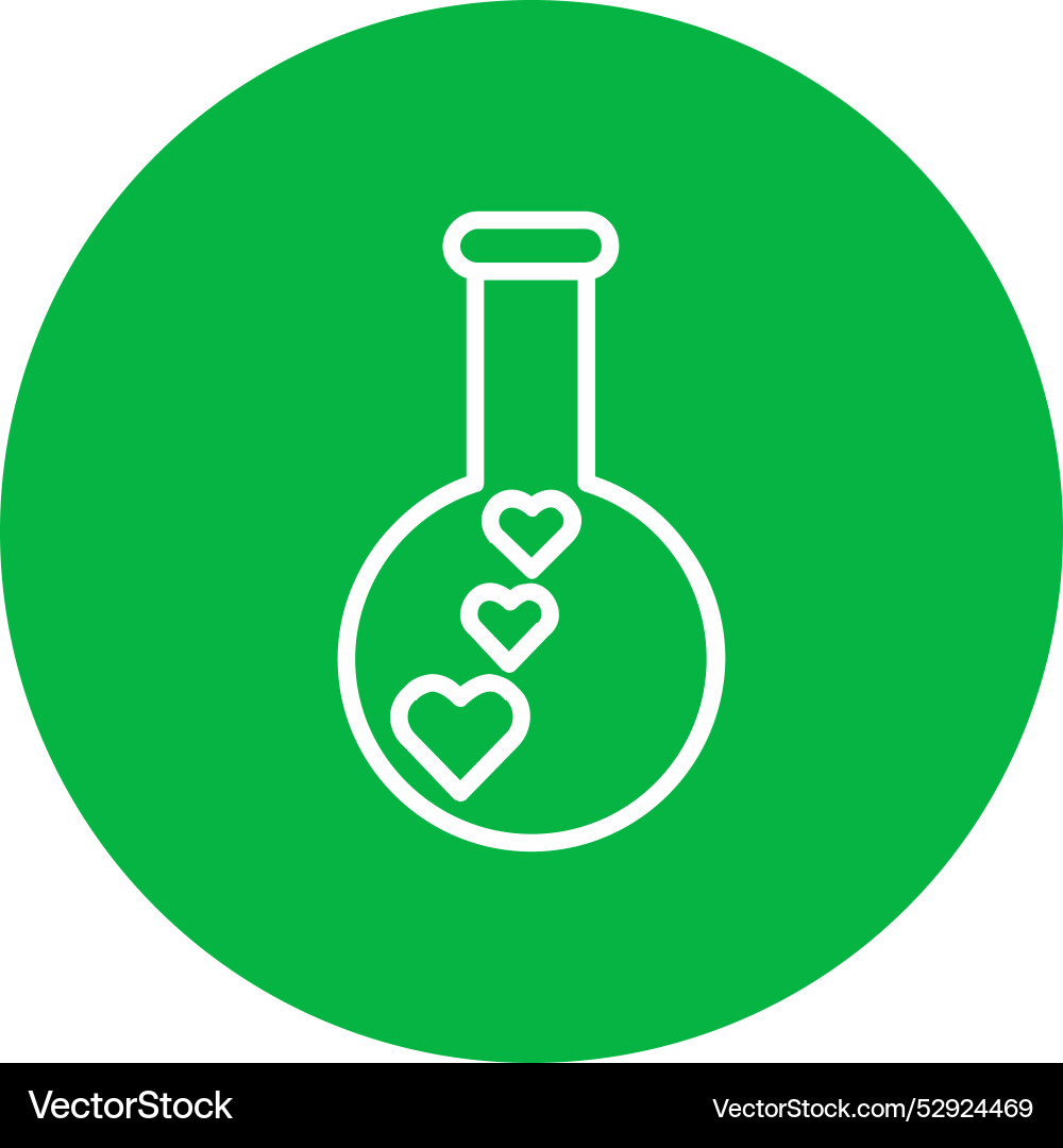 Flask icon design vector image