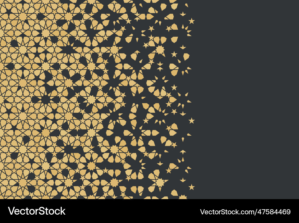 Mosaic gradient design in authentic arabian style Mosaic gradient design in authentic arabian style vector image